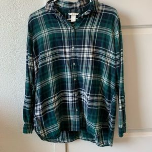 Plaid button up